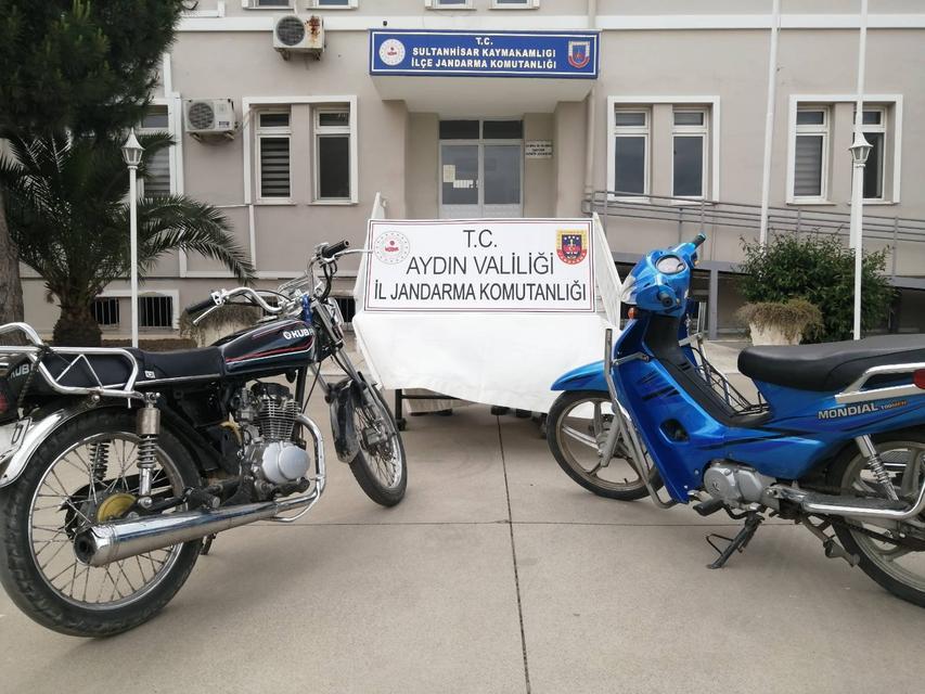 Aydın’da 2 çalıntı motosiklet ele geçirildi