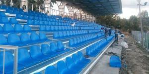 Bölgesel Amatör Lig (BAL) 8. Grup'ta mücadele eden Karpuzlu Belediyespor'un iç sahada oynadığı Alinda Stadı'na 500 kişilik portatif tribün yapıldı.