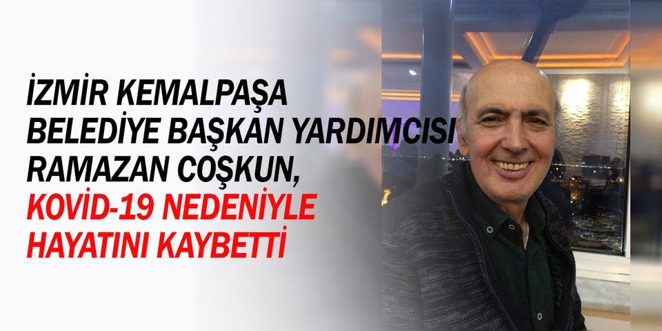 İzmir'de, Kemalpaşa Belediye Başkan Yardımcısı Ramazan Coşkun (63), yeni tip koronavirüs (Kovid-19) nedeniyle tedavi gördüğü hastanede yaşamını yitirdi. ( Kemalpaşa Belediyesi - Anadolu Ajansı )