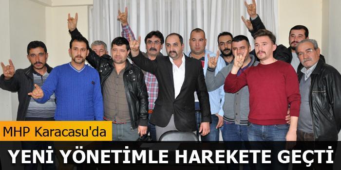 MHP Karacasu İlçe Başkan ve yönetim Kurulu üyeleri, düzenledikleri basın toplantısında Karacasu'da milliyetçi hareketin bundan böyle sesini duyuracaklarını söyledi.