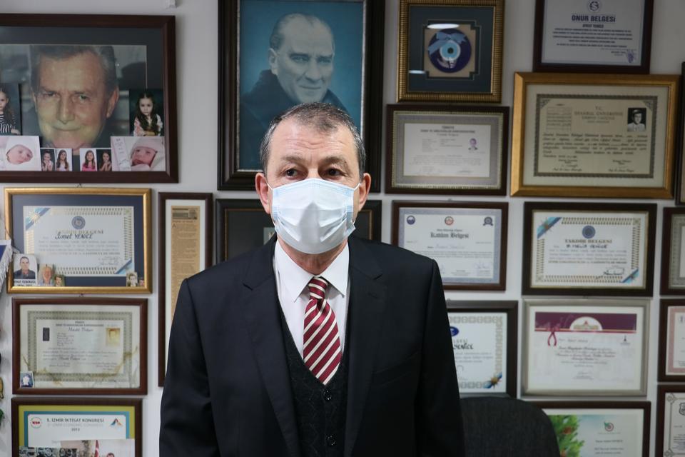 Türkiye Lokantacılar ve Pastacılar Federasyonu Başkanı Aykut Yenice, açıklamalarda bulundu. ( Tezcan Ekizler - Anadolu Ajansı )