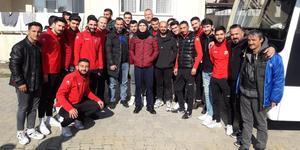 Aydınspor, Çine Madranspor maçı öncesi Koray Refik Kocademir'i evinde ziyaret etti.