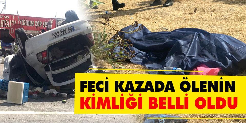 Aydın'ın Söke ilçesinde, bariyere çarparak devrilen otomobildeki 1 kişi öldü, 2 kişi ağır yaralandı. ( Gökhan Düzyol - Anadolu Ajansı )