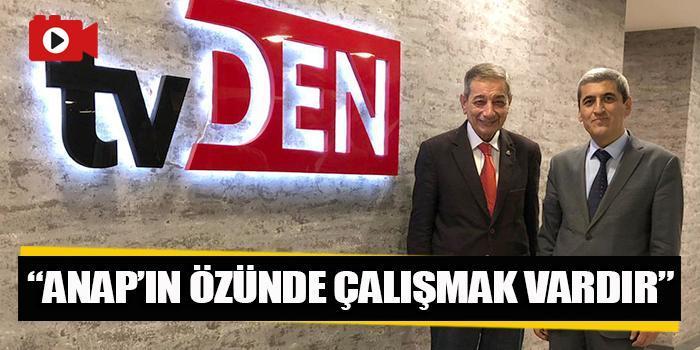 Anavatan Partisi (ANAP) Aydın İl Başkanı Cemal Aydın ve Gazeteci Mehmet Aydın