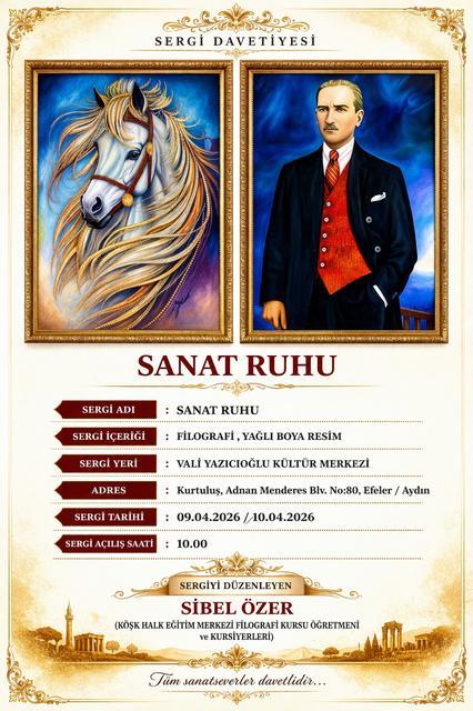 Aydın’da “Sanat Ruhu” sergisi kapılarını açıyor