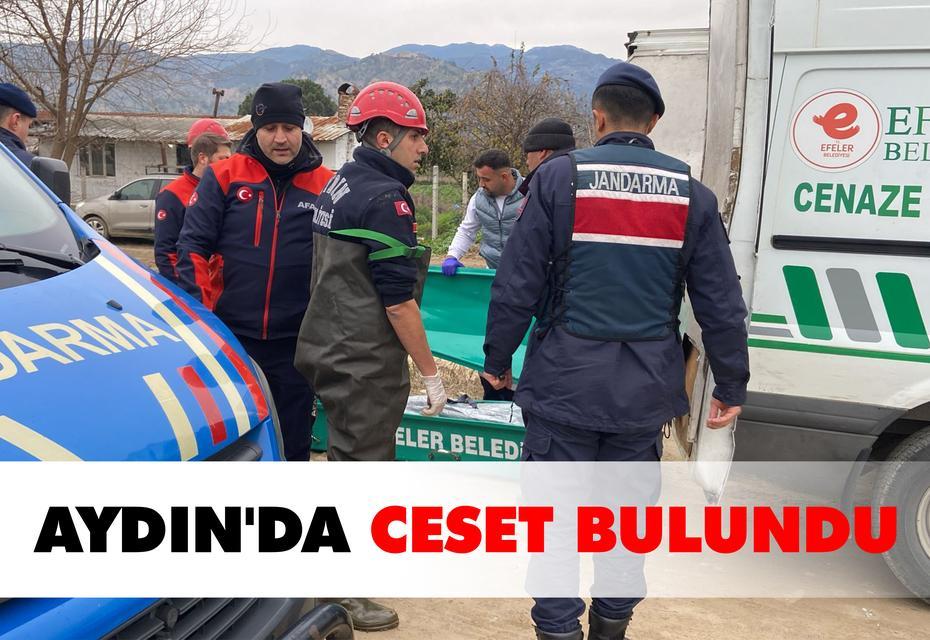Aydın'ın Efeler ilçesi Serçeköy ve Umurlu mahallesi arasında bulunan sulama kanalında  erkek cesedi bulundu.