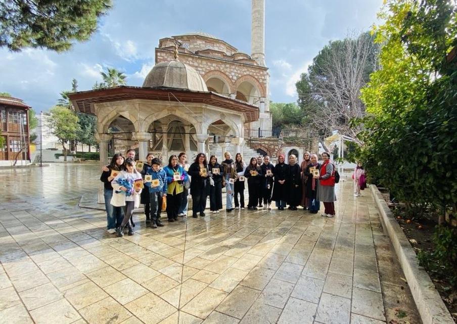 Aydın'da gençler tezhip sanatını uygulamalı öğrendi