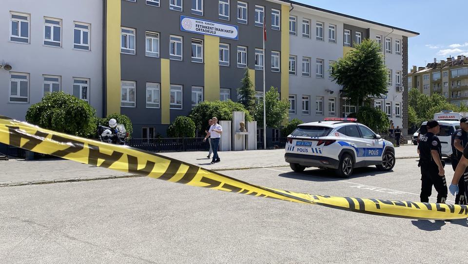 KONYA'DA BİR ÖĞRETMEN OKULDA UĞRADIĞI SİLAHLI SALDIRIDA HAYATINI KAYBETTİ