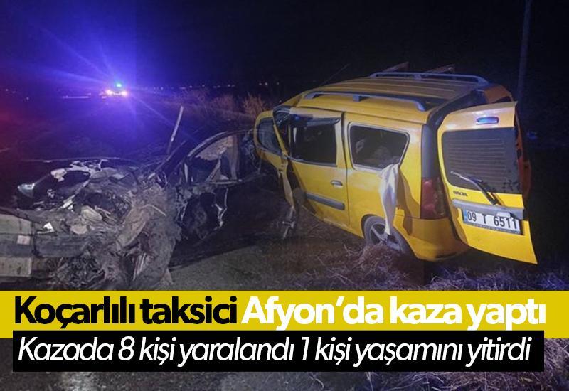 Ticari taksiyle otomobil çarpıştı: 1 çocuk öldü, 8 kişi yaralandı