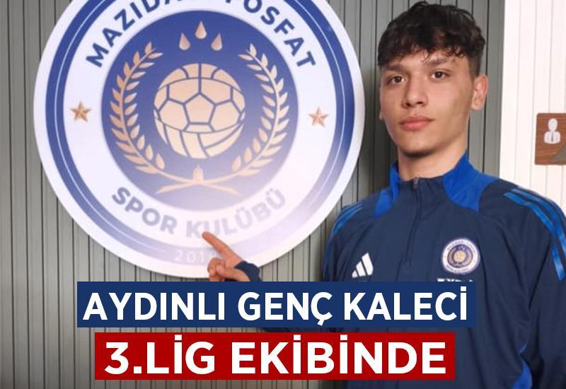 Aydınlı genç kaleci, 3.Lig ekibinde
