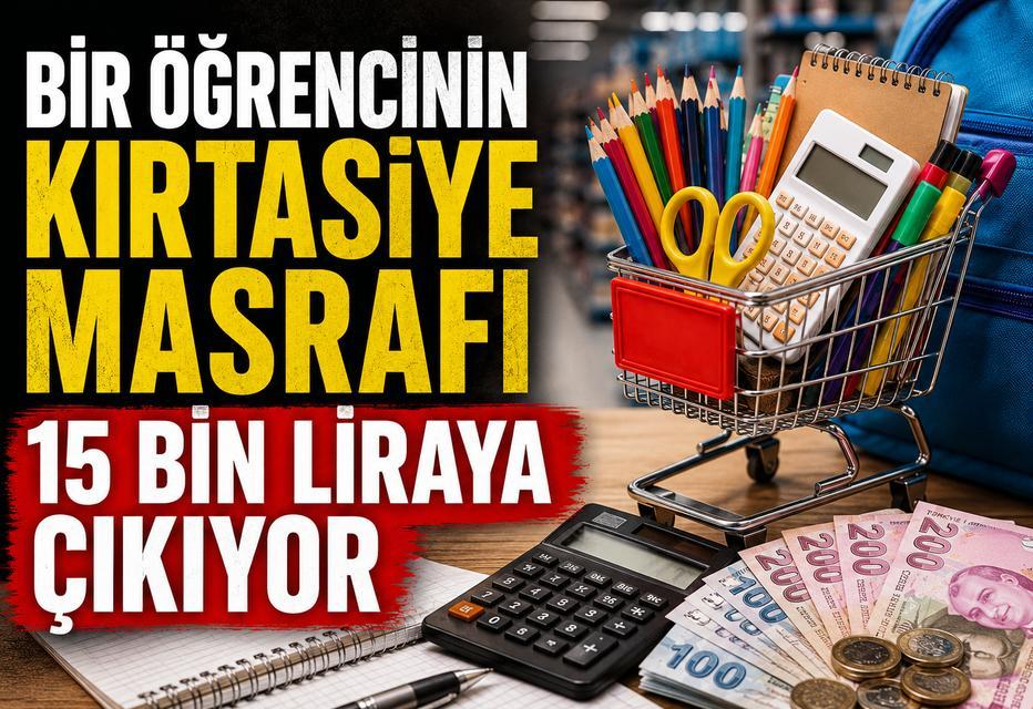 Aydın'da bir öğrencinin kırtasiye masrafı 15 bin liraya ulaşıyor