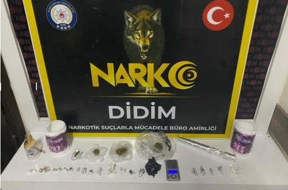 Aydın’da uyuşturucu operasyonu: 2 farklı maddeyle yakalandı