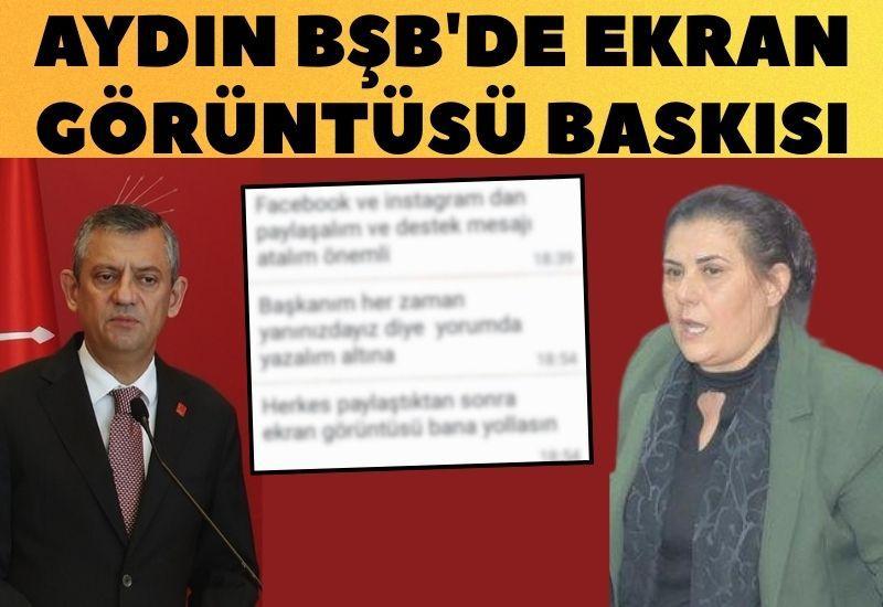 Aydın BŞB'de ekran görüntüsü baskısı