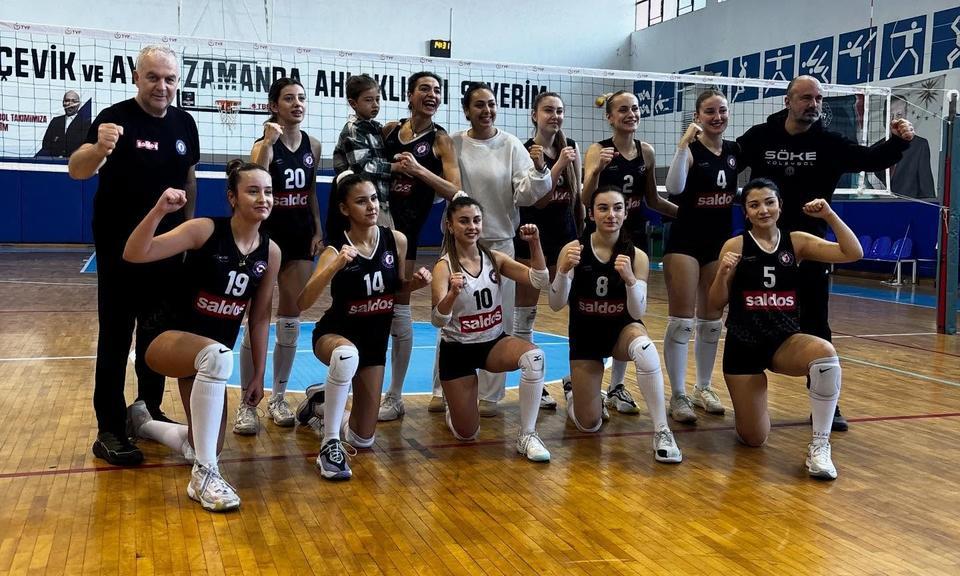 Söke Saldos ligi galibiyetle tamamladı