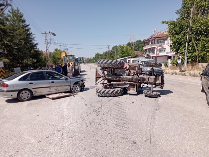 Yine traktör kazası