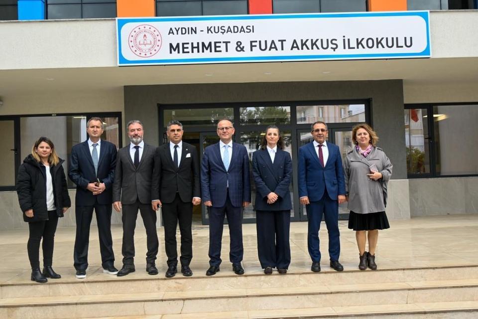 Aydın'da hayırsever katkısıyla yapılan okulda son durum değerlendirildi