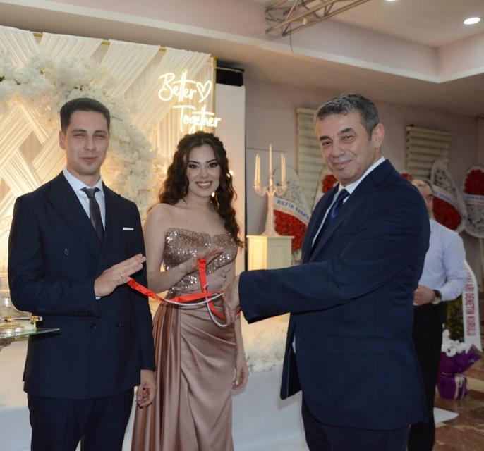 Başkan Künkcü’nün kızı, evlilik yolunda ilk adımı attı