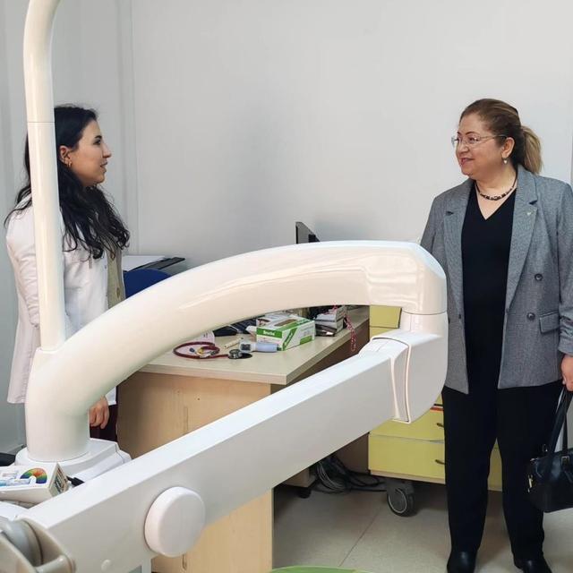 Kaymakam Doğru Germencik Devlet Hastanesi’ndeki çalışmaları değerlendirdi