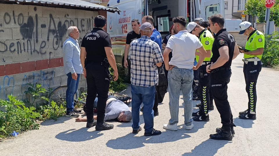 Bisikletten düşen yaşlı adam hayatını kaybetti