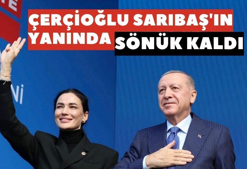 Çerçioğlu Sarıbaş'ın yanında sönük kaldı