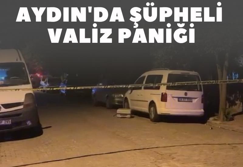 SON DAKİKA! Aydın'da şüpheli valiz paniği