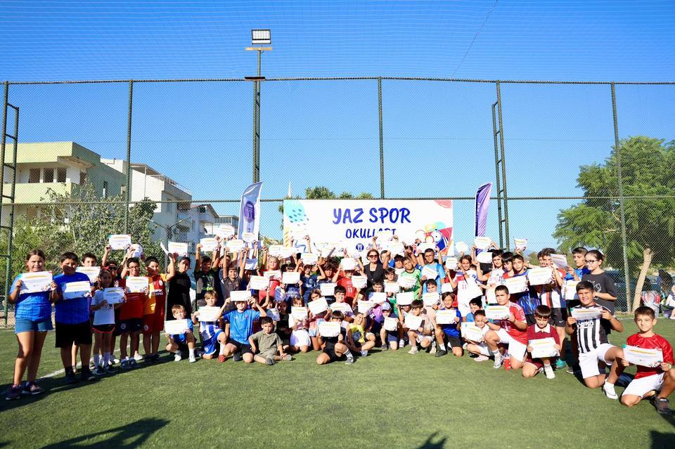 Didim’de spor dolu yaz sertifika heyecanıyla sona erdi