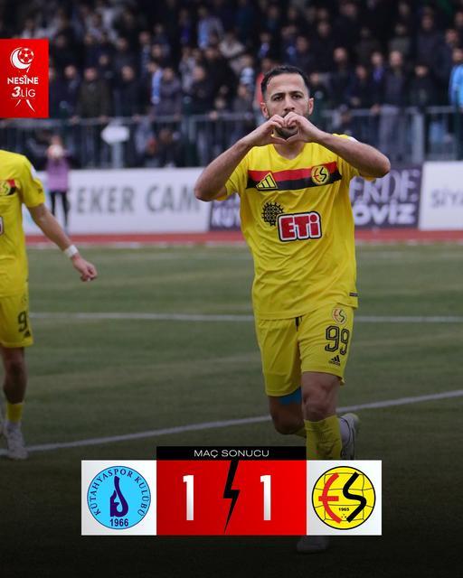 Eskişehirspor, Kütahya'dan 1 puan ile dönüyor