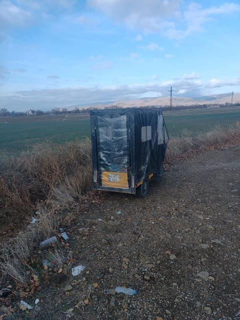 Elektrikli motosiklet devrildi