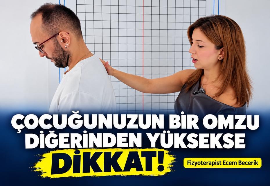 Çocuğunuzun bir omzu diğerinden yüksekse dikkat!