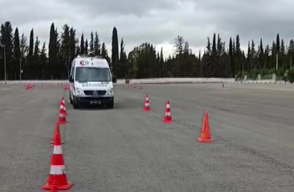 Ambulans sürücülerine ASGE eğitimi verildi
