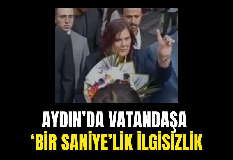 Aydın’da vatandaşa ‘bir saniye’lik ilgisizlik