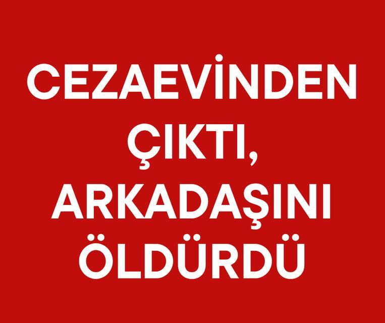 Cezaevinden çıktı, arkadaşını öldürdü