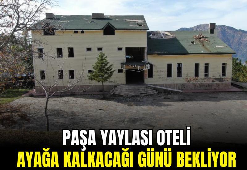 Viraneye dönen Paşa Yaylası Oteli ayağa kalkacağı günü bekliyor