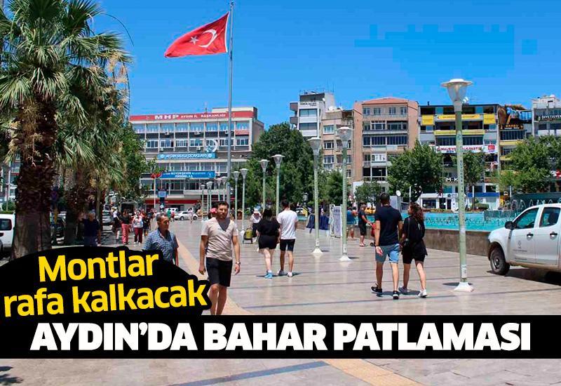 Aydın’da bahar patlaması: Montlar rafa kalkacak
