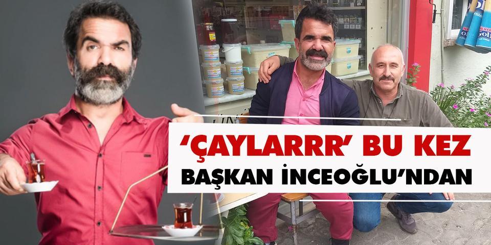 İYİ Parti Yenipazar İlçe Başkanı Tarkun İnceoğlu, kendisine ziyaret eden ve Çaycı Hüseyin olarak bilinen dizi oyuncu Alpaslan Özmol’u ağırladı.