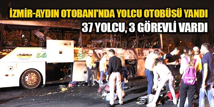 İzmir-Aydın Otobanı'nda seyir halindeki yolcu otobüsünde yangın çıktı. Otobüs sürücüsü Yılmaz Albay (fotoğrafta) olaya ilişkin gazetecilere açıklamalarda bulundu.  ( Şafak Yel - Anadolu Ajansı )