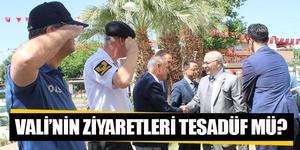 Aydın Valisi Yavuz Selim Köşger, Sultanhisar'da Belediye Başkanı Osman Yıldırımkaya ve diğer yetkililerce karşılandı