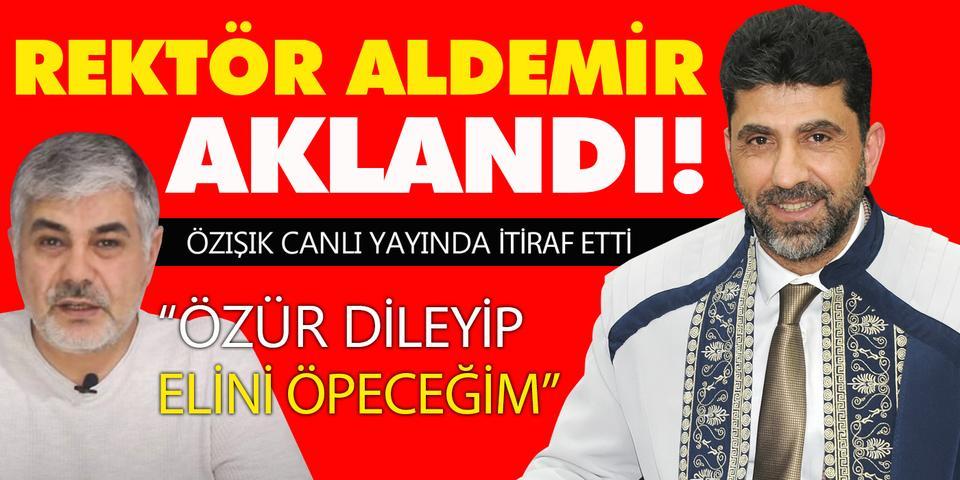 ADÜ Rektörü Prof Dr. Osman Selçuk Aldemir’e, ahlaksız bir video kaset üzerinden kumpas kurup iftira ve şantajda bulunma suçlamasıyla hakkında soruşturma yürütülen isimlerden Mehmet Özışık söylem değiştirdi.