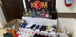 Aydın'da sahte içki operasyonunda 2 kişi yakalandı