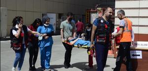 Aydın'da hastanede afet ve acil durum tatbikatı yapıldı