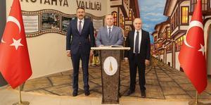 Kütahya Valisi Çelik, Macaristan'ın İstanbul Başkonsolosu Laszlo Keller'i kabul etti