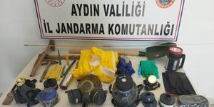 Aydın'da kaçak kazı yapan 5 şüpheli yakalandı