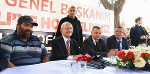 CHP Genel Başkanı Kılıçdaroğlu, Manisa'da
