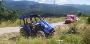 Kütahya'da traktör kazasında 2 kişi öldü, 2 kişi yaralandı
