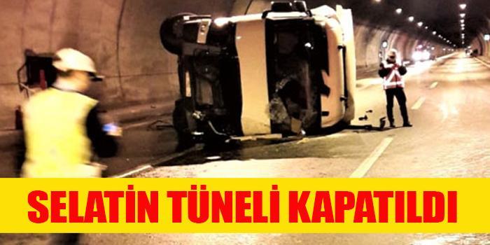 kaza nedeniyle tunel kapatildi aydin denge gazetesi
