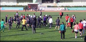 Muğla'da amatör maçta kavga çıktı