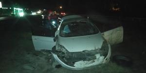 Çine'de takla atan otomobilin sürücüsü yaralandı