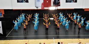 Bodrum'da Türkiye Halkoyunları Federasyonu Grup Yarışması yapıldı