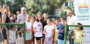 Marmaris'te çocuk parkı törenle açıldı