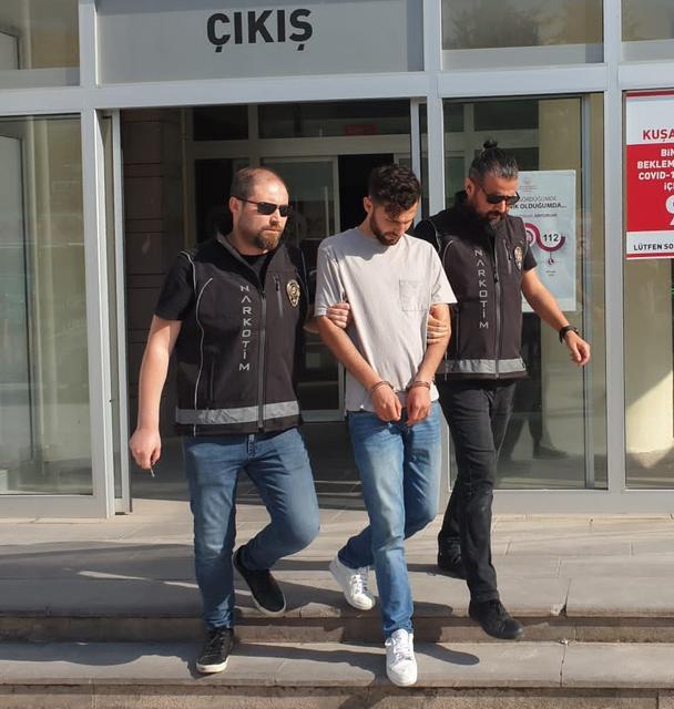Aydın'da uyuşturucu operasyonunda yakalanan kişi tutuklandı